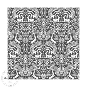 Acanthus Ram - Mesh Stencil 12x12