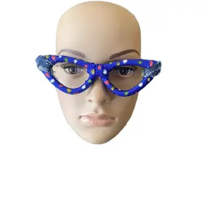 Blue Paint Cateye Frames