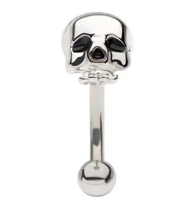 Skull Curved Barbell