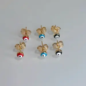 Turkish Eye Stud Earrings . Ideal for Everyday Wear