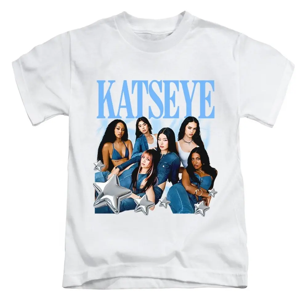Katseye Adults T-Shirt Cute Music Viral Top Tee