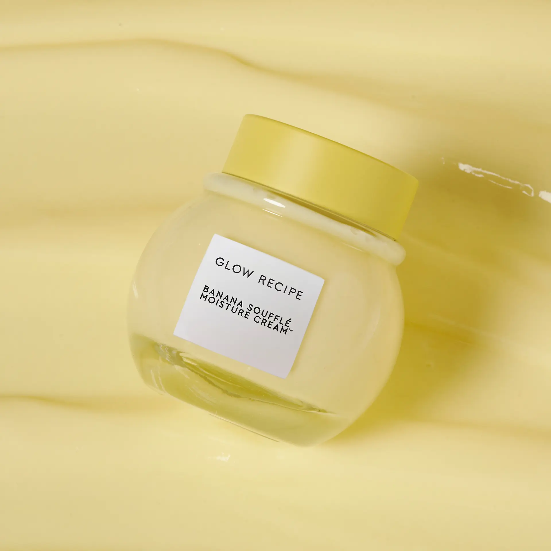 Glow Recipe Banana Soufflé Moisture Cream, Lightweight Korean Face Cream with Banana Scent, Soothes & Smooths Sensitive Skin, 50ml, Smooth, Hydrate, Gentle, Moisturizer, Cruelty Free Moisturizers & Mists, Deep Hydrates