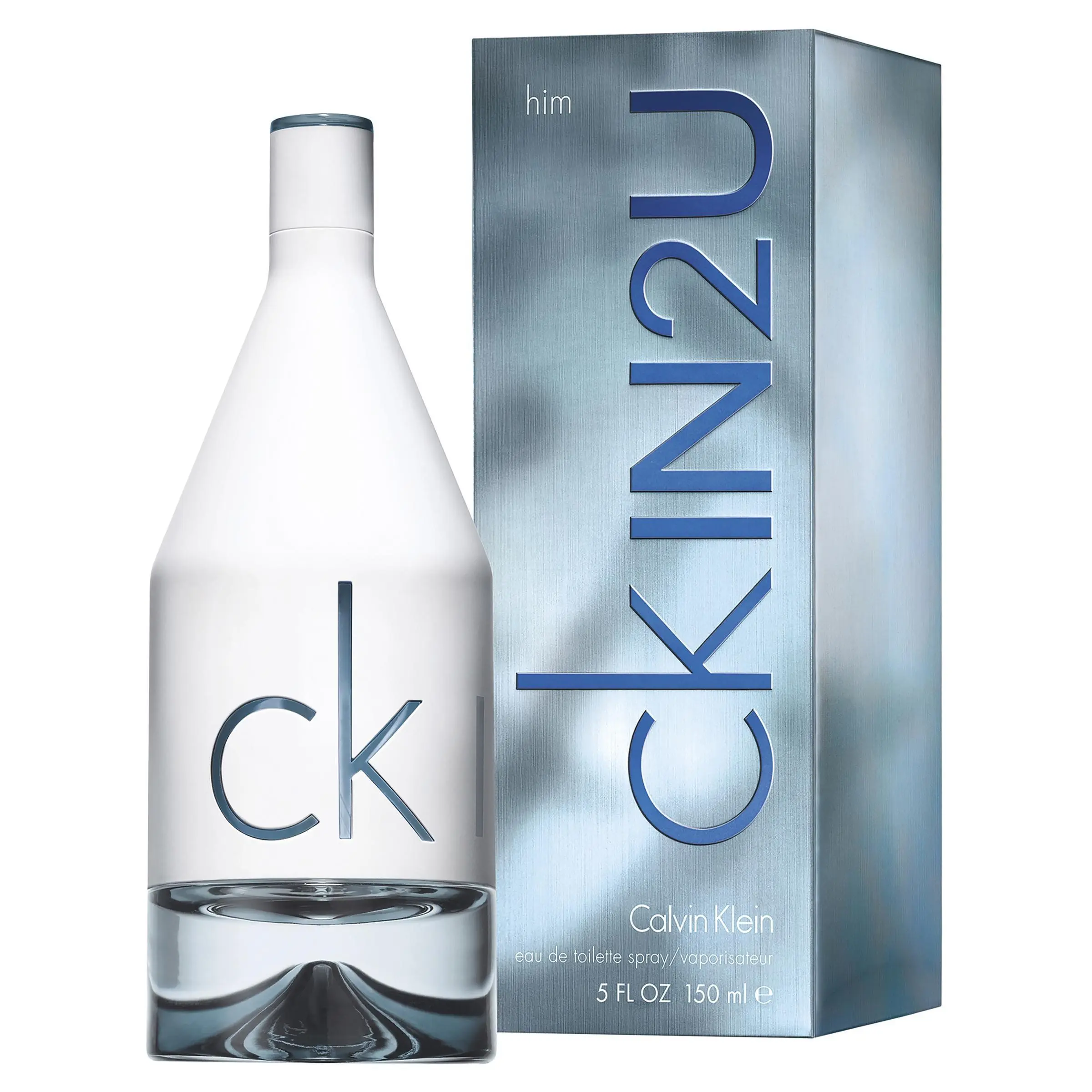 Calvin Klein CK IN2U Eau de Toilette Spray for Men, 5.0 fl oz - Fresh, Long-Lasting Fragrance for Men