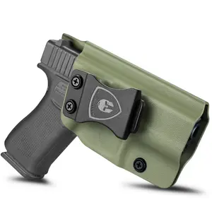 WARRIORLAND Green IWB Kydex Holster Compatible with Glock 43X / G43 / G43X MOS, Inside Waistband Concealed Carry,Not fit Red dot, Right Hand
