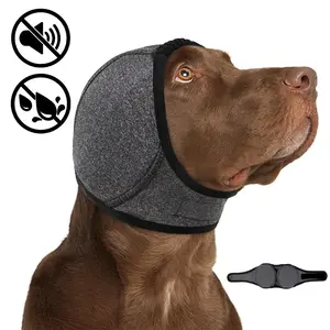 1PC Waterproof Pet Earmuffs for Dogs and Cats, Soothing and Anti-Startle Headbands, Windproof Earmuffs for Outdoor Use, Dog Accessories. Soft Breathable, and Memory-fit Design, Suitable for Pets Cat and Dogs During Swimming, Thunderstorms, and Veterinary