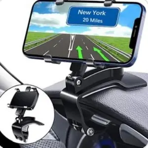 Multifunctional One-Hand Car Phone Holder - Hands-Free Design, Ideal for Driving, Compatible with Various Devices