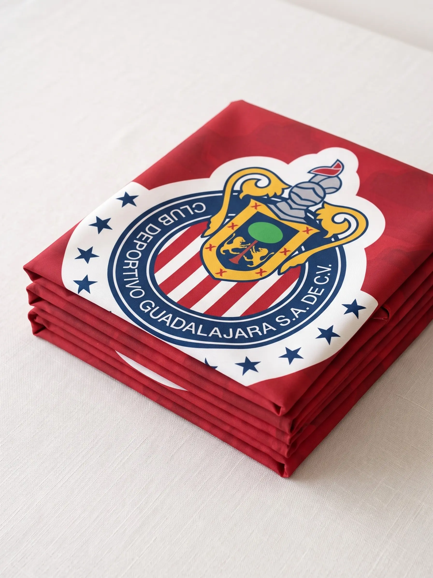 Chivas de Rojiblancos Mexico Futbol Fanmade Tapestry, Club Guadalajara Campeonisimo  FC Futbol Mexicano Liga Mx Houseflag, Gift For Football Fan