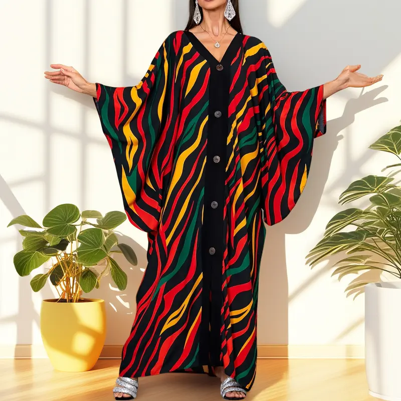 Red Black Yellow Green Stripes