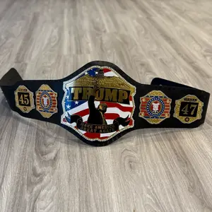 TRUMP MAGA 45-47  Make America Great Again Wrestling Belt Brass 2MMN