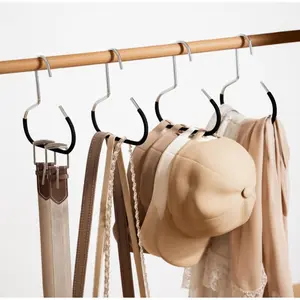 Must-Have Closet Hack!6Pcs Non-Slip Hangers to Keep Your Hats Shape & Organized