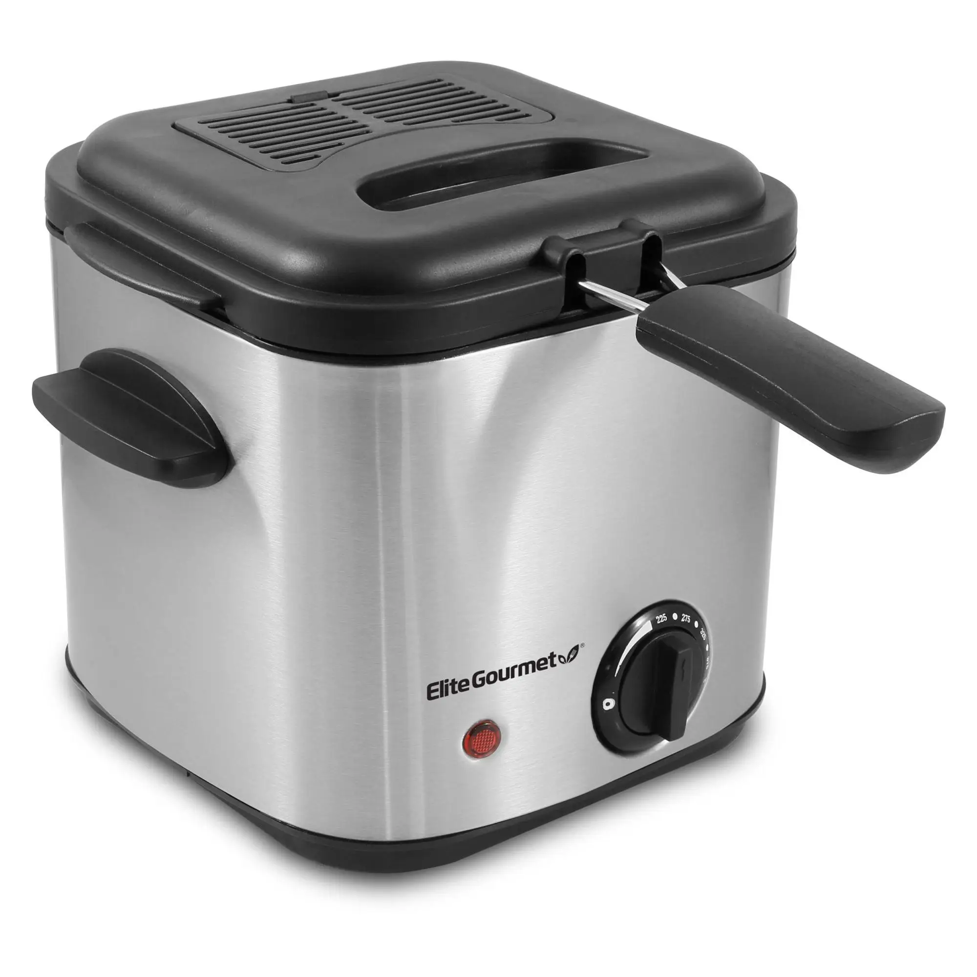 Elite Gourmet 1.5 Quart Stainless Steel Deep Fryer