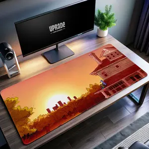 Sunset Chill Desk Mat, Regular Show Mouse Pad  undefined,anime desk pad,anime mousepad,Anime mousepad,anime desk pad