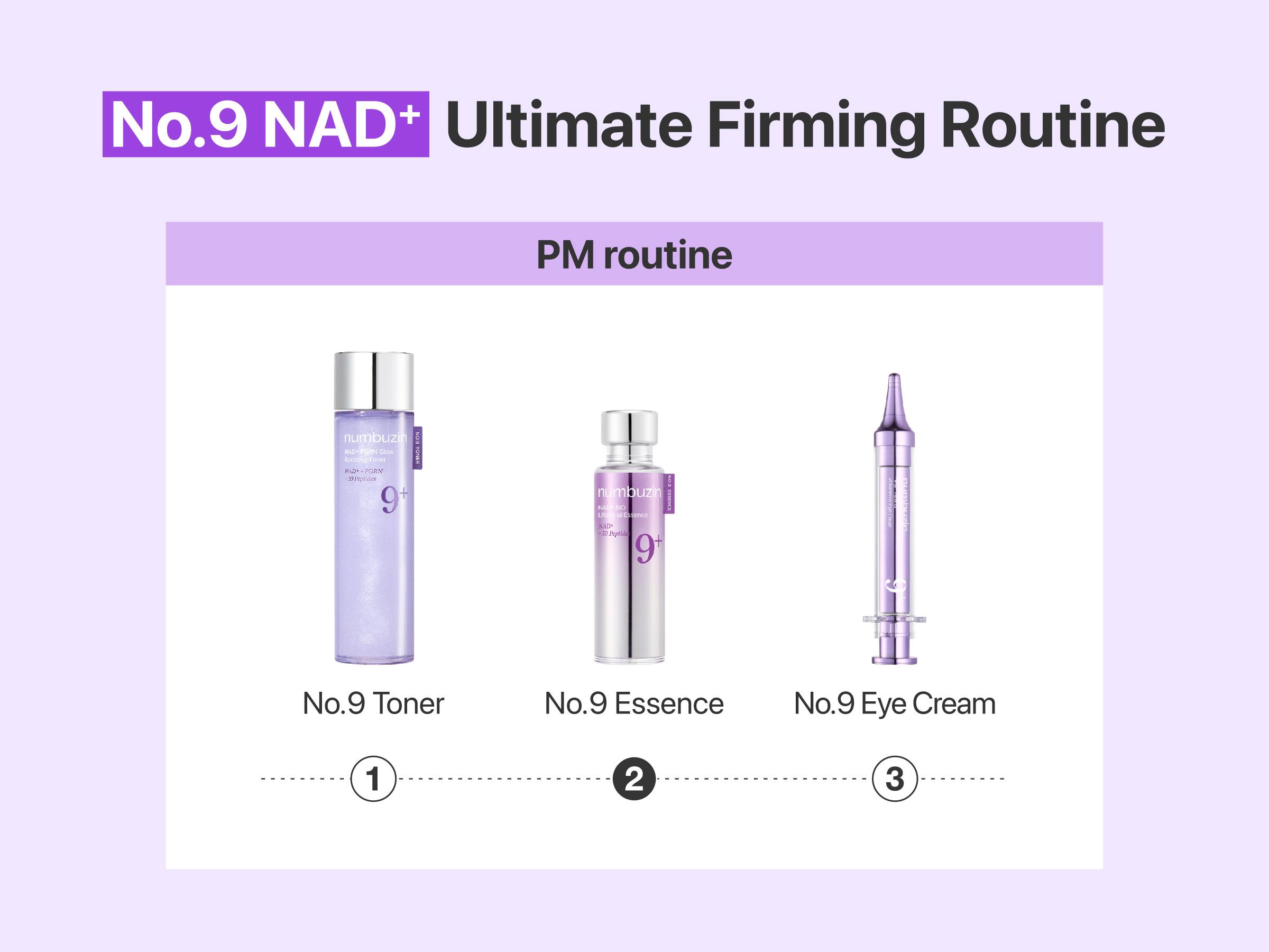 [numbuzin official shop] No.9 NAD+ Peptide Essence | NAD+ BIO Lifting-sil Essence | 1.69 fl. oz.