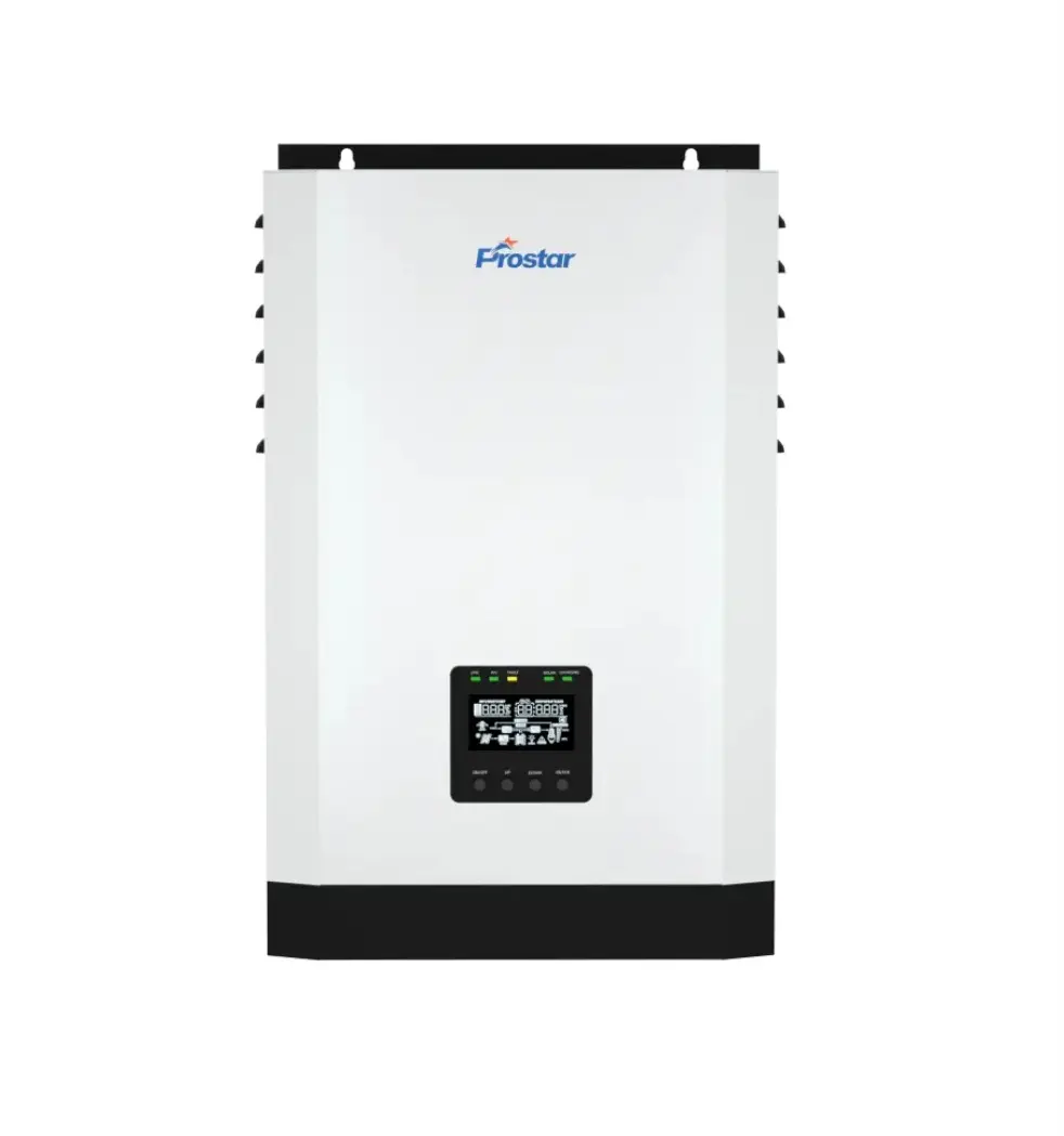 Prostar Heavy-duty 5000W 48V Low Frequency Pure Sine Wave Solar Hybrid Inverter - Off-Grid Single Phase, 60A MPPT Controller, Compatible with 48V Batteries, 1 Year Warranty