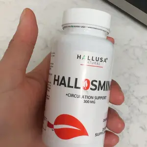 Product Review of HALLUSA NATURAL HALLOSMINE 300 Mg Diosmin Circulation 60 Capsules Gluten-Free Organic GMO-Free Sugar-Free Supplement for Healthy Circulation & Veins Health Made in USA Dietary from A**i I**a