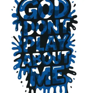 God Don't Play About Me DTF Multicolored Combo Durable Tees Hoodies Custom Designs Colorful Craft
