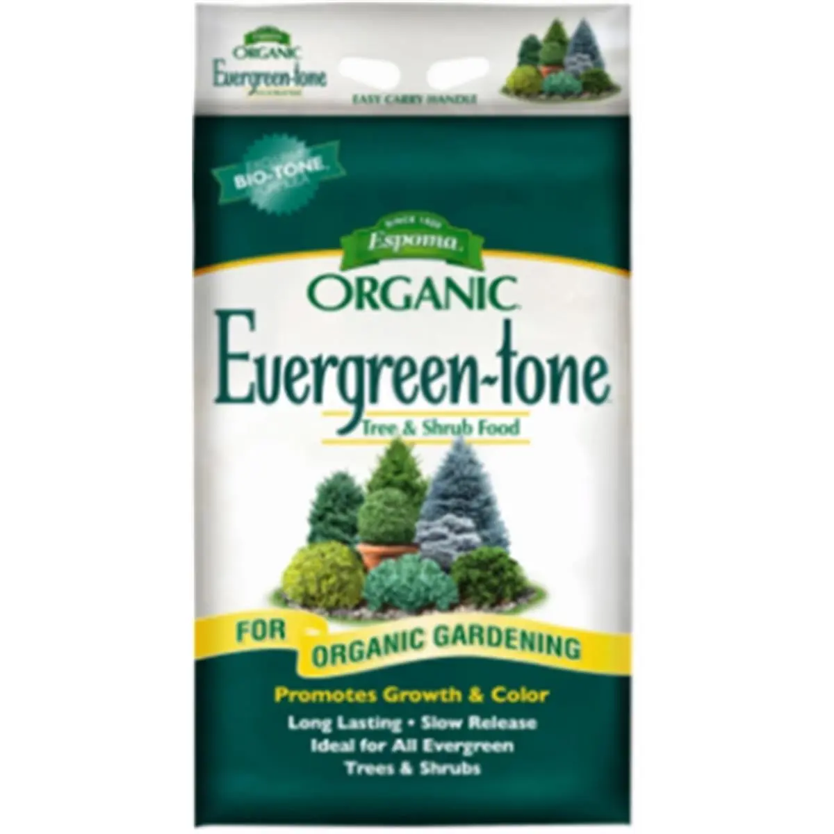 Espoma 18 lbs Organic Evergreen Tree Food - Bio-Tone Blend, Granular Slow-Release Garden Soil Supplement for Growth & Color (Home Improvement, Garden Supplies)