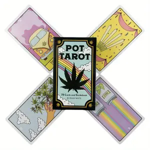 78 Tarot Cards Set, Mystical Portable Oracle Cards, Suitable for Beginners, Ideal for Travel, Daily Divination, and Spiritual Practices, Perfect for Thanksgiving, Christmas, Party, and Gathering Tabletop Card Game, Guidebook