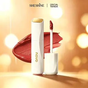 SHESHINE NOVO- Matte Liquid Lipstick, High Pigmentation, Long-lasting 12h, Waterproof, Velvet Finish, Lipstick for Latinas, Smudge Proof