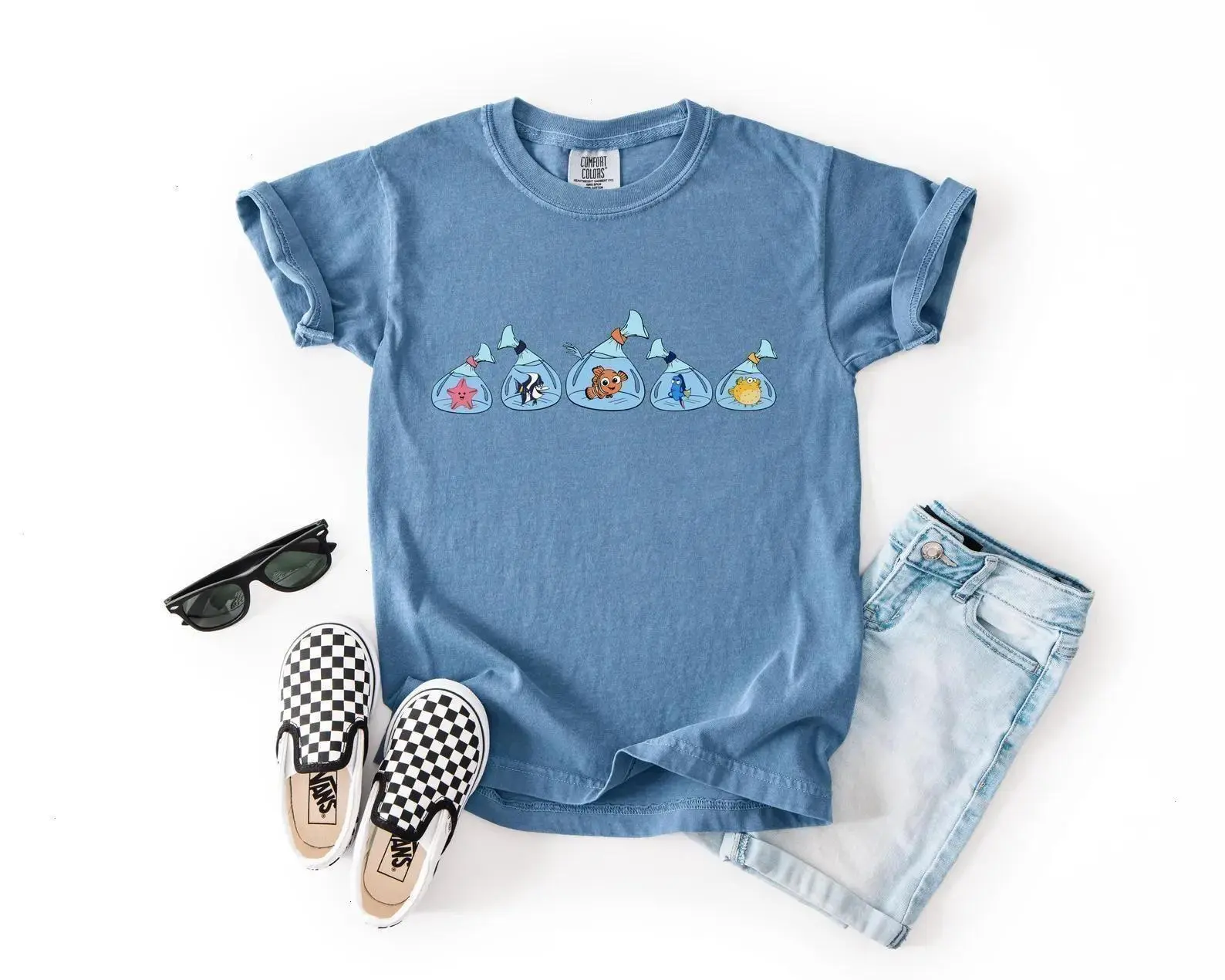 Comfort Colors WDW Family Trip Shirt, WDW Ocean Animals Tee, Magic Kingdom Shirt, WDW Vacation T-Shirt