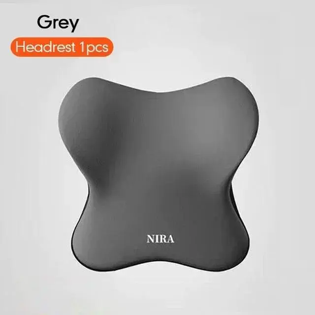 New Car Lumbar Support Pillow Memory FoamAuto Neck Pillow Waist Support Removable Washable Backrest Universal Vehicle Cushion