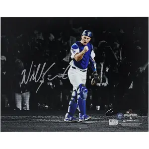 Will Smith Los Angeles Dodgers Autographed 2024 MLB World Series Champions 11" x 14" Photograph - Fanatics Authentic Certified - MLB Memorabilia