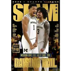 Michigan Wolverines 2026 Basketball Champions Magazine Cover RP Poster