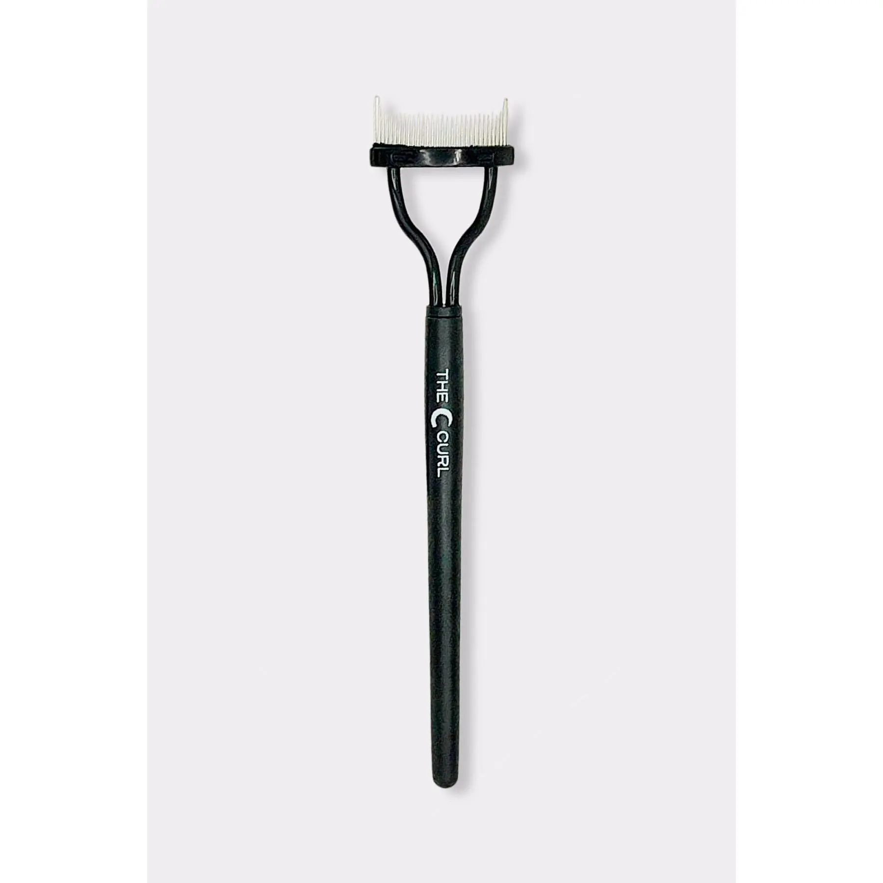 The Curl Comb - Designed to Match Eye Contour with Evenly Distributed Metal Prongs for Flawless Lash Application Makeup Smooth