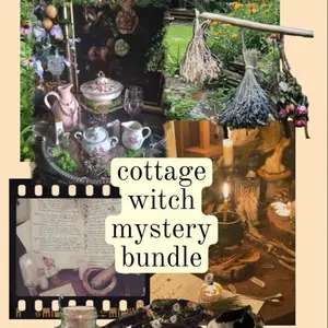 Vintage Cottage Witch Supplies Box, Vintage Witchcraft Tools, Cottage Witch Supplies Bundle, Beginner Spellwork Kit, Vintage Garden Witch Kit