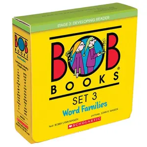 Bob Books - Word Families Box Set Phonics, Ages 4 and Up, Kindergarten, First Grade (Stage 3: Developing Reader) -- Bobby Lynn Maslen - Boxed Set