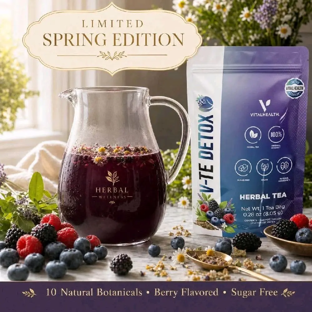 V-TEDETOX Berry Flavored– The Daily Reset for Digestion, Detox & Balance