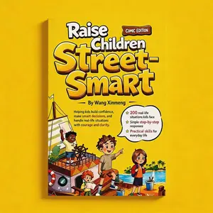 Raise Children Street-Smart (Comic Edition): Helping kids build confidence, make smart decisions, and handle real-life situations with courage and cla