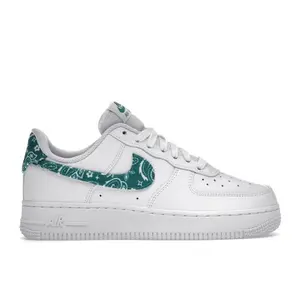 Nike Women's Air Force 1 Low '07 Essential White Green Paisley, from StockX