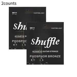 Guitar String, 2 Counts/set Replaceable Guitar Strings, Replacement Guitar Accessories for Acoustic Guitar, Electric Guitar, Bass Guitar