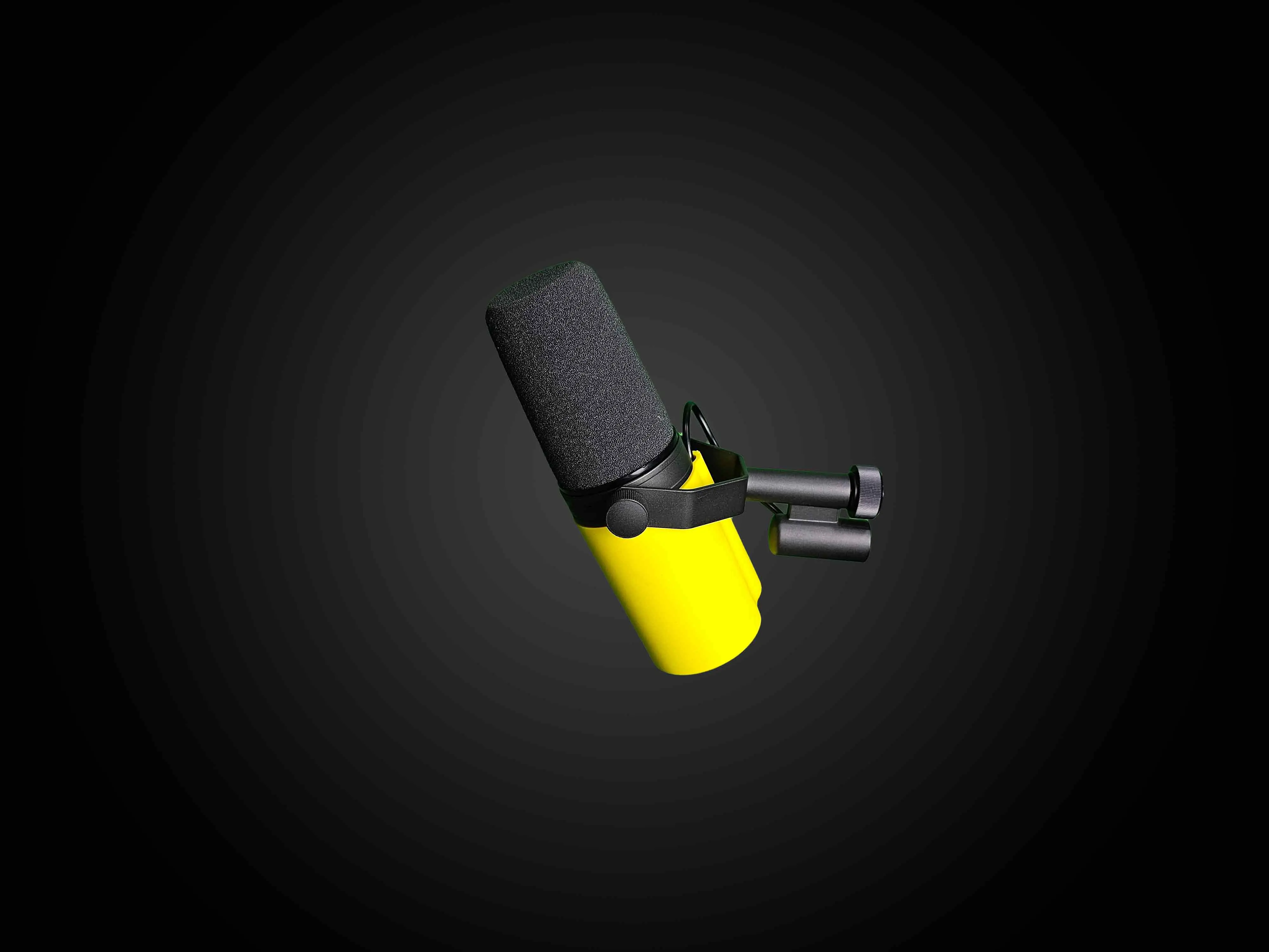 Myc Cover Yellow Bold Series Microphone Cover for Shure SM7B