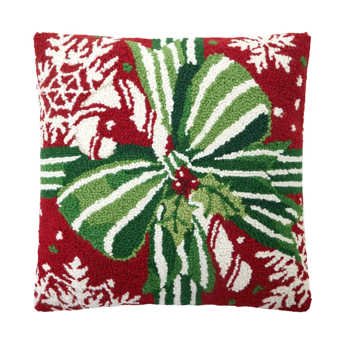 Peking Handicraft 31SERX516C16SQ 16x16 in. Poly Fill Hook Pillow - Bright-Colored Decorative Standard Pillow, Multi-Color Pretty Present Accent, Bright-Colored Standard Pillows, Decorative Standard Pillows