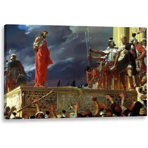 jesus christ ancient rome Poster Picture HD Print Canvas Wall Art Modern Home Bedroom Room Aesthetic Decoration16x24inch Framed