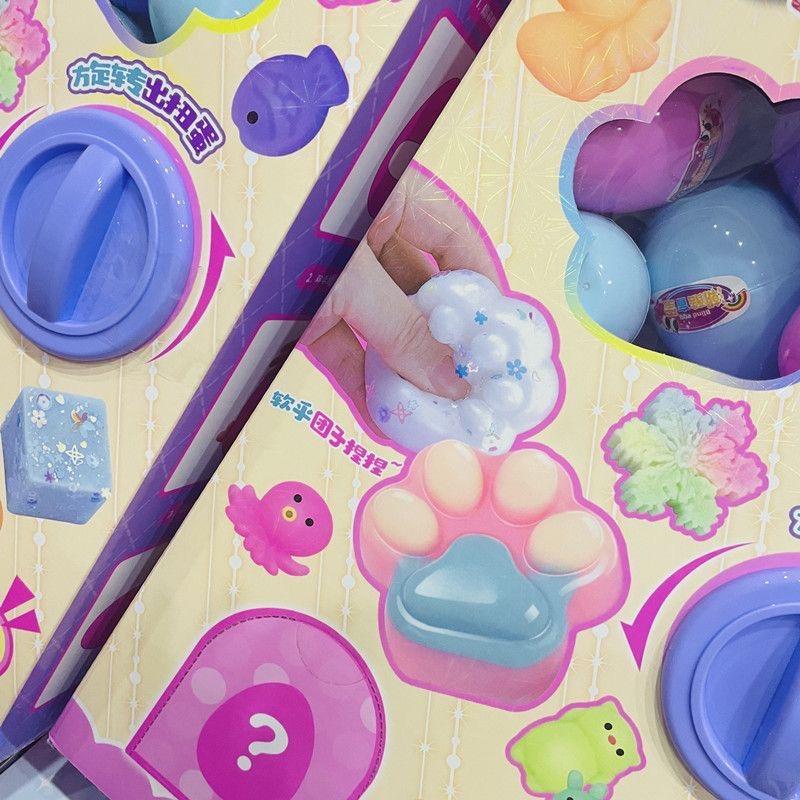 Children's gumball machine,Cute and fun toys,It contains taba squishy