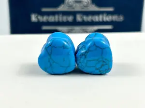 Turquoise Ear Plugs - Ear Gauges - Ear Stretchers