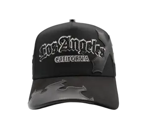 BIGG BOSS BLACK LOS ANGELES CRUCES SNAPBACK HAT BBLACRUCES BLK