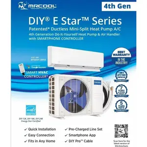 MRCOOL® DIY 4th Gen 36k BTU Ductless Mini-Split Heat Pump Complete System - 208-230V/60Hz