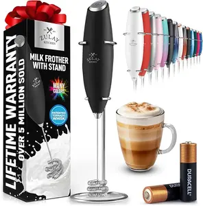 Zulay Kitchen OG Tornado Milk Frother with Stand – Includes Duracell Batteries Zulay Kitchen OG Tornado Milk Frother with Stand – Includes Duracell Batteries