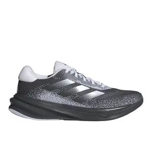 adidas Womens Supernova Stride Running Sneakers Shoes - Black, White