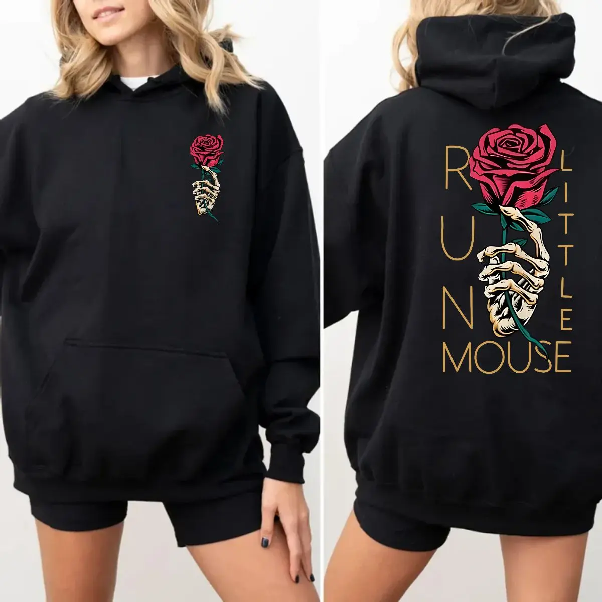 Run Little Mouse T Shirt, Haunting Adeline Shirt, Dark Romance Merch, Smut Reader, Book Lover Gift, Rose Shirt, Unisex Sweater Pullover Tee
