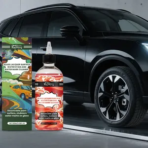 Glass Stain Cleaner, Car Glass Daily Care, Removes Dirt and Water Marks, Effective Cleaning Agent, Automotive Window Maintenance, Watermark Remover