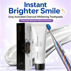 Professional-Grade Whitening Toothpaste | Activated Charcoal for Deep Cleaning, Stain Lifting & Enamel Strengthening. Helps Prevent Cavities, Freshens Breath. Fuleishu Oral Wellness