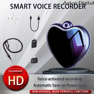 Aston Digital Smart Voice Recorder – One-Touch Recording, HD Noise Reduction,Long Battery, Large Storage, Support voice to text