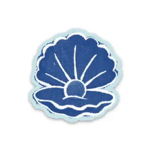 Blue Shell with Pearl Sticker