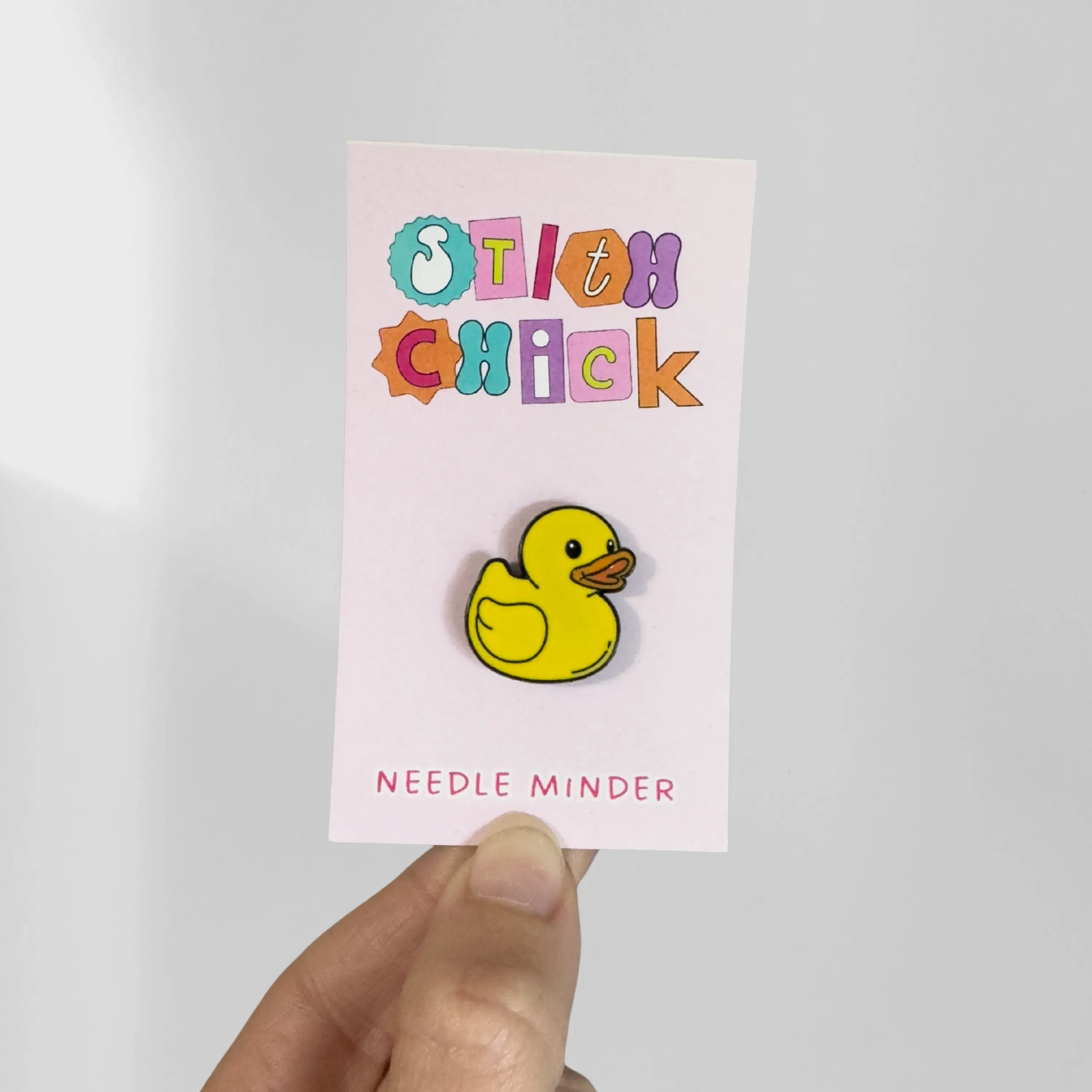 Rubber Ducky Bathtime Needle Minder for DIY Needlework, Toys & Hobbies Enthusiasts