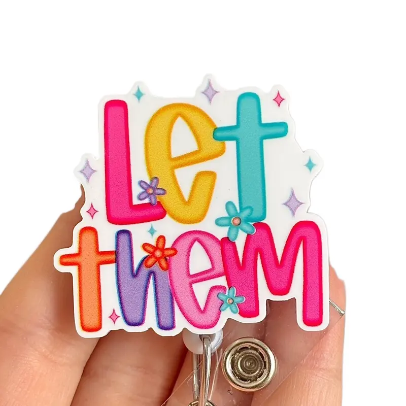 Glitter My Badge Let them badge reel for nurse and hospital workers. Badge clip Badge pull - Retractable swivel clip with a 360 rotation. Great gift for coworkers. Funny badge reels
